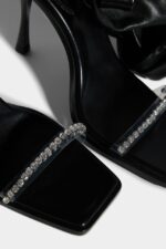 Dsquared2 Iconic WHITE Cassandra Heeled Sandals - Image 5
