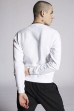 Dsquared2 Iconic WHITE Ceresio 9 Cool Sweater - Image 2
