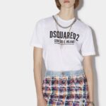 Dsquared2 Iconic WHITE Ceresio 9 Renny T-Shirt