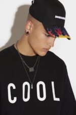 Dsquared2 Iconic WHITE Cool Sweater - Image 3