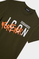 Dsquared2 Iconic WHITE D2Kids Icon Forever T-Shirt - Image 3