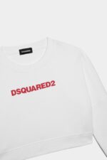 Dsquared2 Iconic WHITE D2Kids Sweatshirt - Image 3