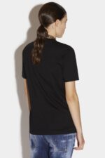 Dsquared2 Iconic WHITE/FANTASY Icon Spray Relax T-Shirt D2 WHITE - Image 2
