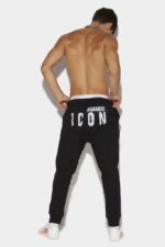 Dsquared2 Iconic WHITE/FANTASY Icon Spray Ski Joggers