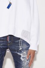 Dsquared2 Iconic WHITE Icon Forever Sweatshirt - Image 4