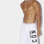 Dsquared2 Iconic WHITE Icon Relax Shorts D2