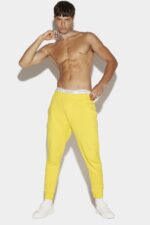 Dsquared2 Iconic WHITE Icon Spray Ski Joggers - Image 2
