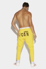 Dsquared2 Iconic WHITE Icon Spray Ski Joggers