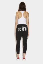 Dsquared2 Iconic WHITE Icon Spray Sweatpants - Image 3