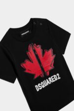 Dsquared2 Iconic WHITE Kids D2 T-Shirt - Image 3
