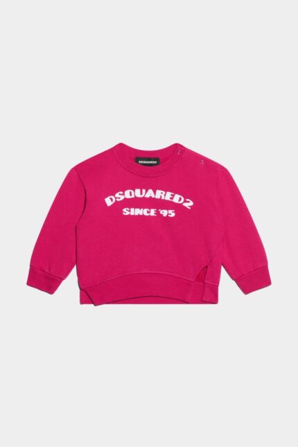 Dsquared2 Iconic WHITE/MINNIE PINK DS2 Kids Sweatshirt