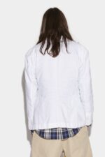 Dsquared2 Iconic WHITE Super Relax Blazer - Image 2