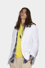 Dsquared2 Iconic WHITE Super Relax Blazer - Image 3