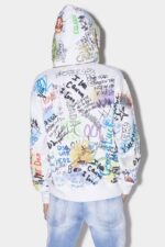 Dsquared2 Iconic Writings Cool Hoodie - Image 2