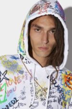 Dsquared2 Iconic Writings Cool Hoodie - Image 4