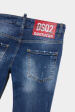 Dsquared2 Kids BLUE DENIM Denim Jeans - Image 4