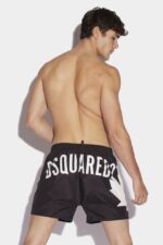 Dsquared2 Leaf Midi Boxer BLACK - Image 2