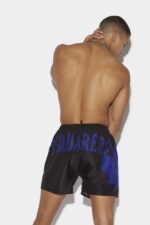 Dsquared2 Leaf Midi Boxer BLACK/BLACK - Image 2