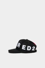 Dsquared2 Logo Baseball Cap BLACK D2 BLACK - Image 4