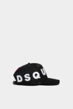 Dsquared2 Logo Baseball Cap BLACK D2 BLACK - Image 5