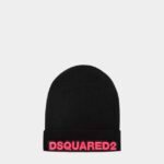 Dsquared2 Logo Beanie BLACK