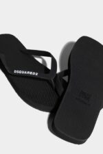 Dsquared2 Logo Flip Flops - Image 4