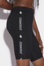 Dsquared2 New In Logo Leaf Bike Short - Image 3