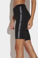 Dsquared2 New In Logo Leaf Bike Short - Image 4