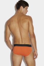 Dsquared2 New In The Round Up Brief D2 ORANGE - Image 2