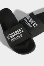 Dsquared2 Slides BLACK D2 BLACK - Image 4