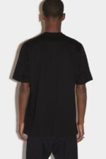 Dsquared2 Slouch T-Shirt WHITE/NAVY BLUE D2 - Image 2