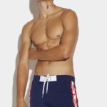 Dsquared2 Tape Midi Boxer BLACK/NAVY