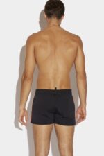 Dsquared2 Tape Midi Swim Boxer BLACK/FANTASY - Image 2