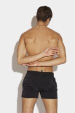 Dsquared2 Tape Midi Swim Boxer BLACK/NAVY - Image 2