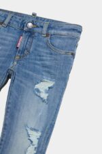 Kids Dsquared2 Denim Jeans BLUE - Image 3