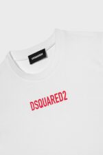 Kids T-Shirt-Dsquared2 WHITE - Image 3